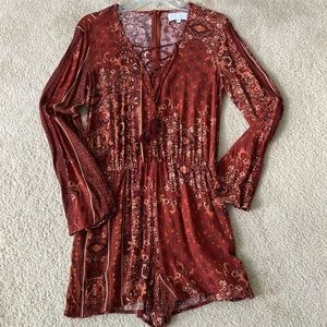Kendall & Kylie Boho Style Romper